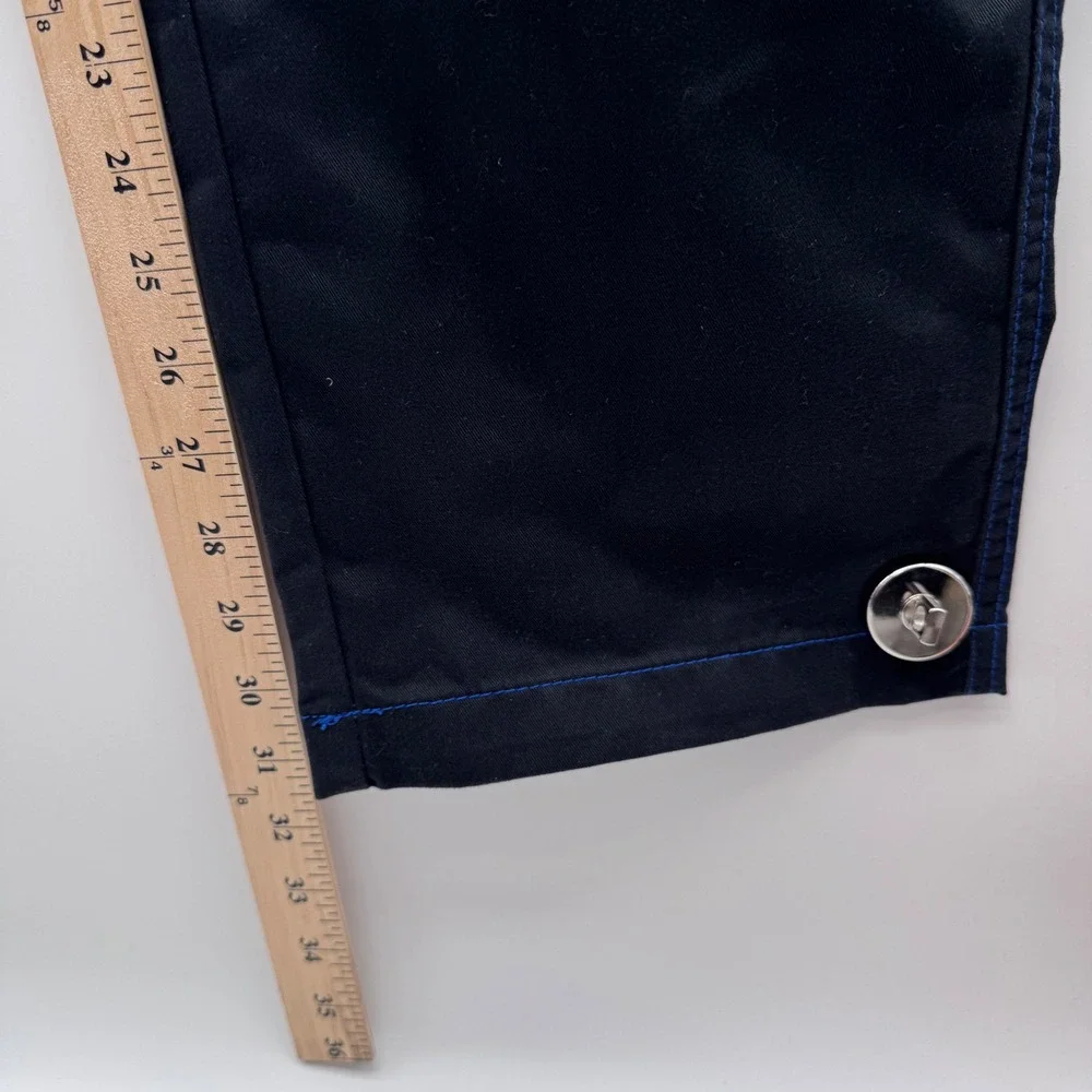 True Religion Cargo Pants Mens 30 Jet Black Pacific Blue NWT